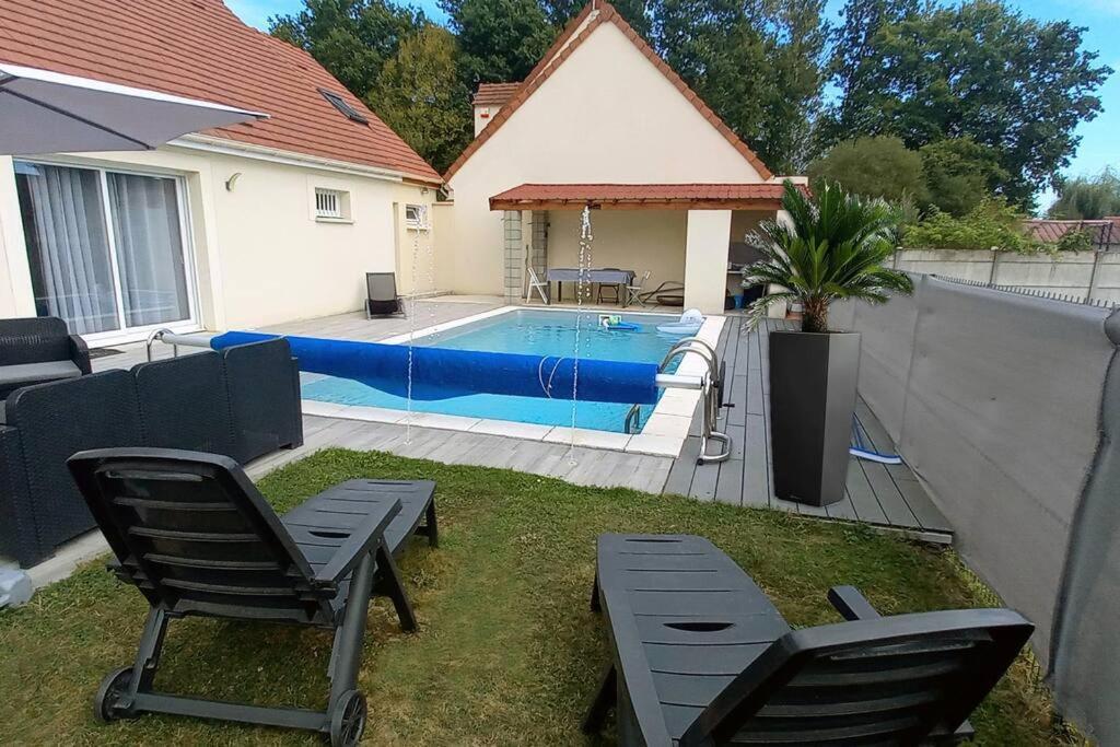 15Min De Disney, Dependance Et Piscine Privee A La Campagne Crevecoeur-en Brie Esterno foto